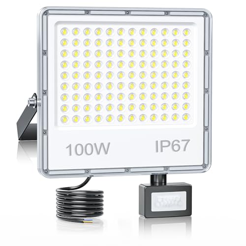 Faretto LED 100W Con Sensore Di Movimento – Denotip IP66 – Esterno – Bianco Caldo - Foto 4