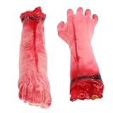 Décoration d'halloween : adoptant un matériau sûr, cet ensemble de à pieds est , avec une finition exquise et de bonne qualité, accessoires de farces d'halloween