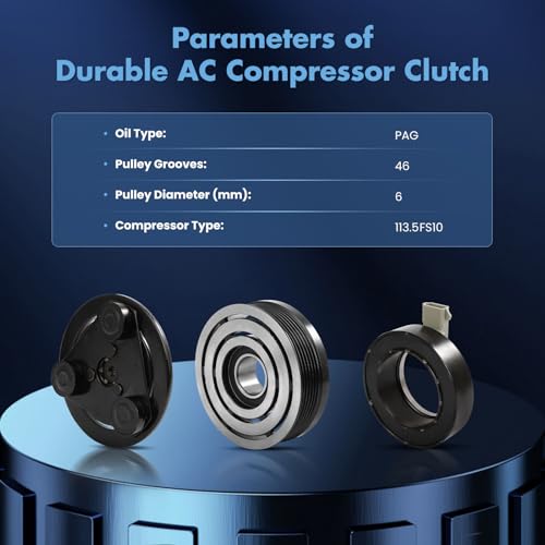 Image of ECCPP A /C Compressor Clutch 2001-2007 Fit for Ford Taurus 3.0L AC Clutch