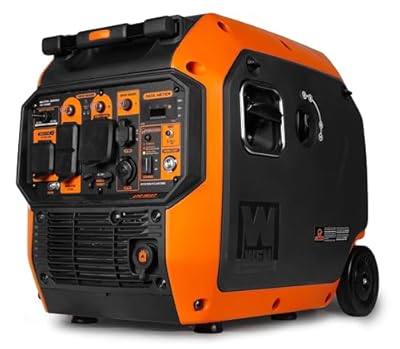 WEN 5000-Watt Dual Fuel 120V/240V RV and EV-Ready Electric Start Portable Inverter Generator with Electric Vehicle Charging Ports (DF500iX)