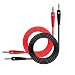 Produktbild KAWISH 2Pcs 4mm Bananenstecker Multimeter Testkabel Verlängerung Messleitungen Prüfkabel für für Digitale Multimeter und Labornetzgeräte