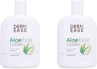 Aloe Ease Moisturising Face & Body Lotion Enriched With Aloe Vera, Coco Butter & Vitamin E | All Skin Types Pack Of 2 (100ml Each)