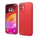 Produktbild elago Liquid Silicone Case Kompatibel mit iPhone 12 Hülle & Kompatibel mit iPhone 12 Pro Hülle (6,1"), Hochwertiges Silikon, Rundumschutz Handyhülle : 3-Layer Struktur Schutzhülle (Rot)