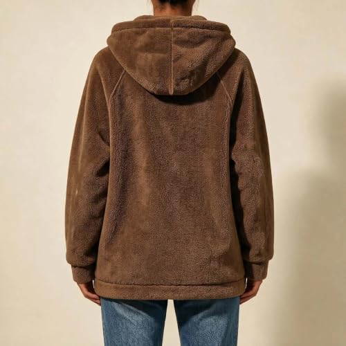 Fleece Jackets for Women Fall Winter Full Zip Warm Coats Cozy Outerwear - image 4