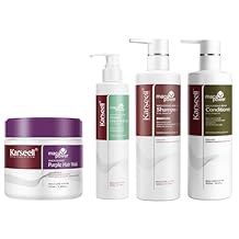 Karseell Argan Oil Shampoo and Conditioner Purple Hair Mask Set