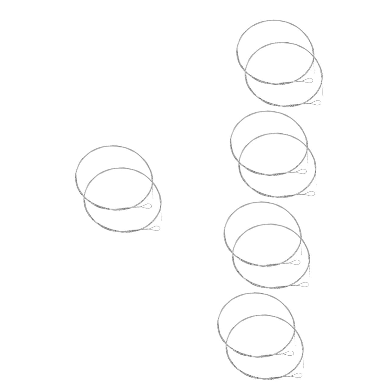 Levemolo 5sets Dulcimer Strings Steel String Musical Instrument Accessories for Dulcimer 2pcs*5