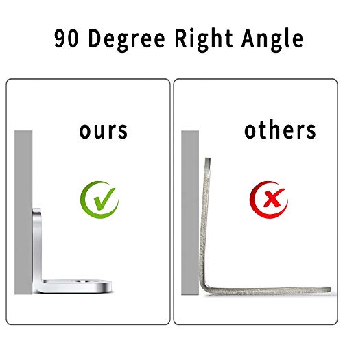 Corner Brace L Brackets Heavy-Duty - 20Mmx20Mm Right Angle Brackets Metal Corner Brackets 90 Degree Bracket For Wood Shelves Dressers Chairs 4 Pieces With Screws #TOP4