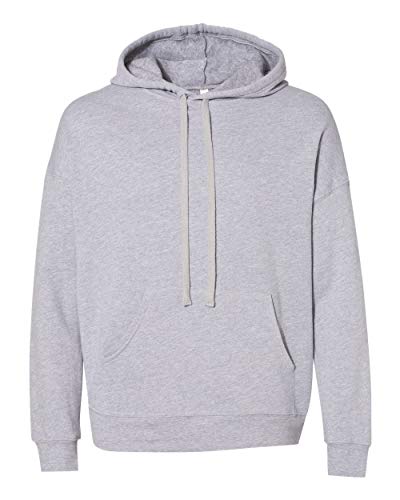 Bella Canvas Mens Sponge Fleece Drop Shoulder Hoodie, XL, Dark Lavender