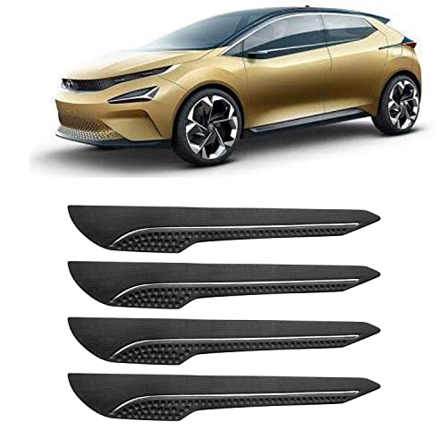 Image of AOSIS-Car Bumper Protector /Bumper Guard for Tata 45X with Single Chrome Stripe (4-Pcs)