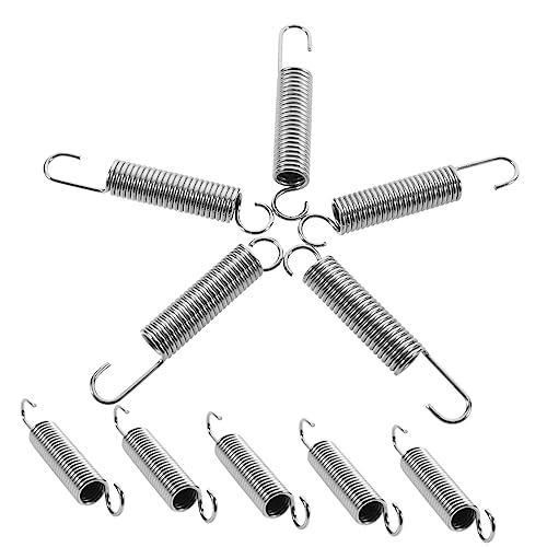 Parliky 10Pcs steel spring Clippers Accessories spring coil trimming tool spring Tall shears aerial shear tree pruner spring tree pruner replacement replaceable springs for pruners