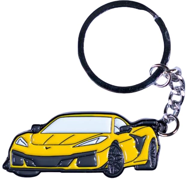 Image of Metal Keychain - Corvette C8 Accessory Gift