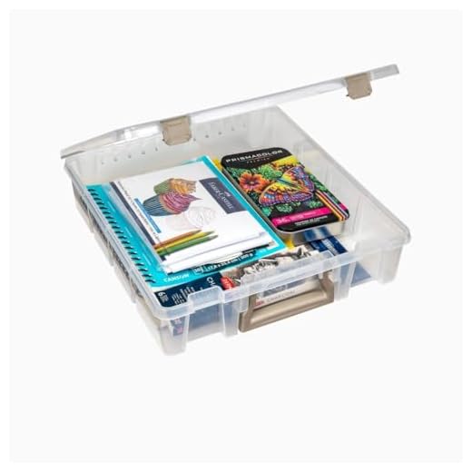 19+ Creative LEGO Organization Ideas for a Tidy Space 6 ArtBin Super Satchel 1 Compartment Box Clear Craft Organizer Storage Case