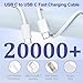 AirPods Pro 3 Charger,20W USB-C Airpods Power Adapter Wall Charging Block Plug&USB C Type C to C Woven Cable Cord for 2025 AirPods Pro 3rd/2nd/Air-pods 4/Air-Pods Max 2,iPhone 17 Pro Max/16