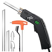 Styroporschneider, Preciva 80W Heißschneider mit 4 Klingen, Einstellbare Temperatur 200-600℃, Heißmesser für Schaum Plastik Stoff Seil