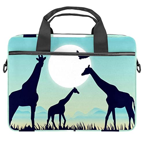 Sac à bandoulière pour ordinateur portable 13-14.5" motif paysage multicolore mince