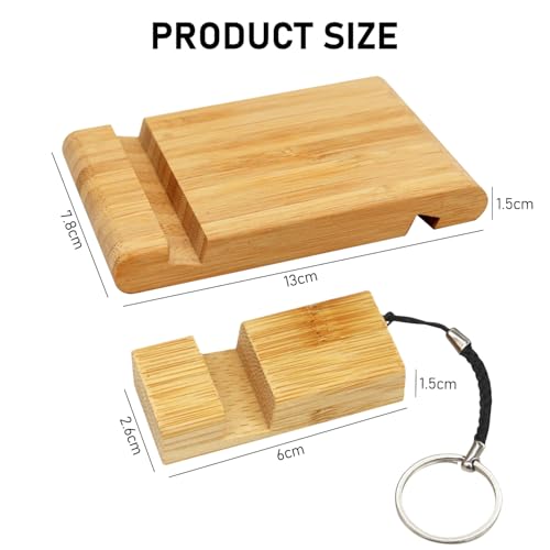 HDGSAFD 1-teiliger Handyhalter, 1-teiliger Schlüsselanhänger-Handyhalter, Desktop-Handyhalter, doppelseitiger Handyhalter, Handybasis