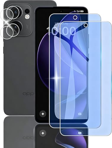 Briacicell�y2+2 ���Z�b�g �u���[���C�g�J�b�g�zFor OPPO Reno 13A �p�̃K���X�t�B����+ Reno13 A �p�̃J�����t�B�����y�ڂ̔��y���z�I�b�| Reno 13 A �����K���X �t���ی�t�B���� �d�x9H �ϏՌ� ��U�h�~ 