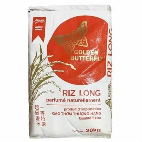 Riz Long Parfumé Thaïlandais 2022 Golden Butterfly 5kg
