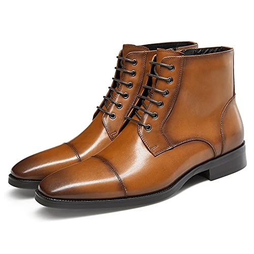 Image of GIFENNSE Mens Dress Boots Formal Chelsea Boots for Men