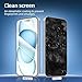NEW'C [3 Pack Designed for iPhone 15/15 Pro (6.1 Inch) Screen Protector Tempered Glass,Case Friendly Ultra Resistant
