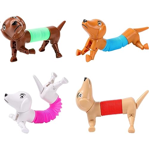 Autism Sensory Toys,Slinky Toy,Travel Toys, Animal Toys,Fidget Toys For Kids Girls,Toddler Toys Age 2-4,Sensory Fidget Toys,Sensory Toys For Kids 5-7,Dog Party Favors,Fidget Tubes,Sensory Tubes #TOP5