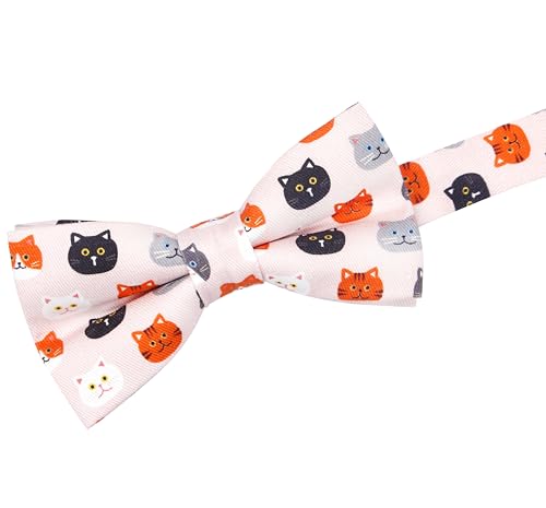 Image of OCIA Cute Pattern Pre-tied Bow Tie Adjustable Bowties for Adult & Children