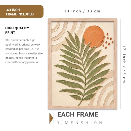 Image of kotart Boho Painting with Frame | Boho Art Painting With Frame Home Decoration For Living Room Bed Room Hotel Wall Decor Digital Reprint