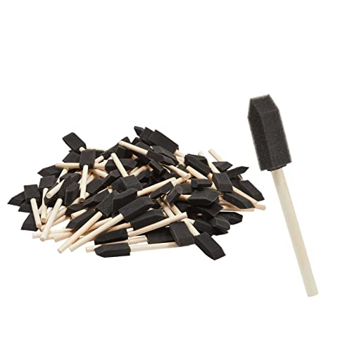 120 Pack Foam Brush Sponge Paint Brush For Acrylic Painting, Arts And Crafts Supplies (1 Inch) #TOP7