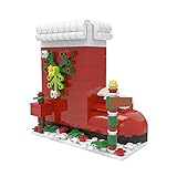 🎅🏻【Decoración temática navideña】: adornos navideños súper lindos para botas de unos 12x6x12cm. Haz una gran adición a tus decoraciones navideñas y fondos navideños. Ambiente navideño creativo en tu hogar. El set también es compatible con LEGO.