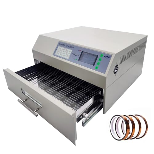 INTSUPERMAI T-962A Reflow Oven, 370x450mm, Lead-Free, 110V