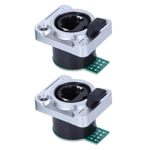 Connecteurs RJ45 étanches IP67 pour panneau avec coque alliage de zinc x2