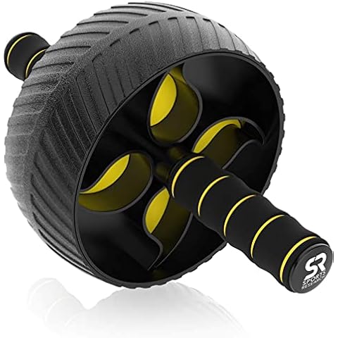 Sports Research Sweet Sweat Ab Roller for Abs Workout, Ab Roller Wheel Exercise Equipment for Core Workout, Ab Wheel Roller for Home Gym, Ab Workout Equipment for Abdominal Exercise Cover