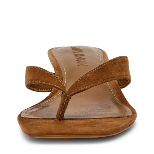 Steve Madden Steve Madden Women's Tracie Heeled Sandal, Chesnut Suede, 6