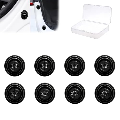 Image of 8Pcs Car Door Shock Absorber Guard Protector Rubber Pads Innovative Auto Gadgets Compatible for Seltos, Sonet, Syros, Carens, Carnival, EV6, EV9, Clavis