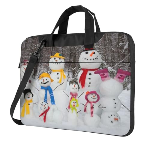 Sac à bandoulière pour ordinateur 13 pouces au style hivernal
