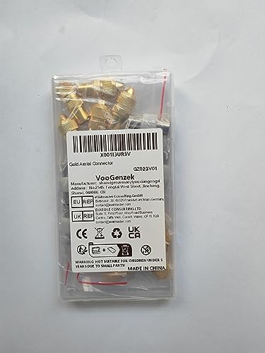 VooGenzek 5 Set di Connettori per Antenna, 5 ×