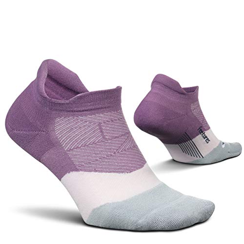 Feetures Elite Ultra Light No Show Tab Sock Wave (Large, Purple Nitro) Feetures Elite Ultra Light No Show Tab Sock Wave (Large, Purple Nitro)