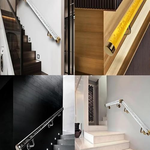Rampe d'escalier acrylique pour sécuriser les marches intérieures
