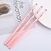 6pcs - Students and Children Practice Writing HB Pencil Graffiti Drawing Wooden Triangle Pencil-Pink Series-HB