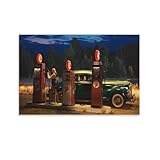 Edward Hopper – Tankstellen-Drucke, Wandkunst, Poster, 
