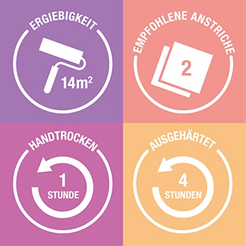Rust-Oleum, dunkelgrau Heizkörperfarbe, hitzebeständig, geruchsarm in Matt Finish - Graphit 750ML – Ansicht 5