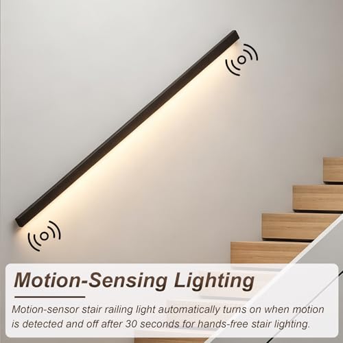 Rampe d'escalier moderne LED contre le risque de chute des enfants la nuit - 3