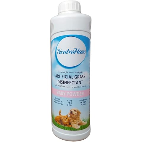 Baby Powder -NeutraHaze Professional Artificial Grass Cleaner & Disinfectant - The Science Of Odour Control (1 Litre) Cover