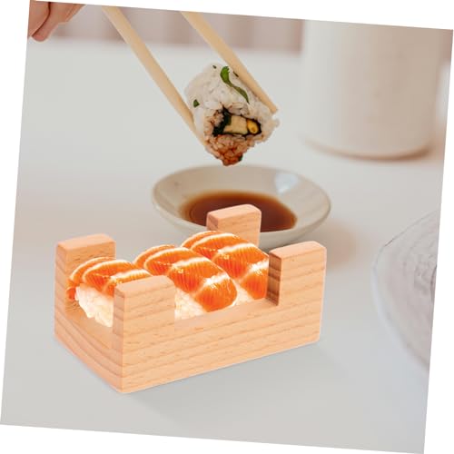 Portarrollos de sushi Cabilock de madera estilo japonés miniatura 7