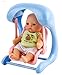 WolVolk set of 6 mini dolls for girls with cradle, high chair, walker, swing, bathtub, infant seat