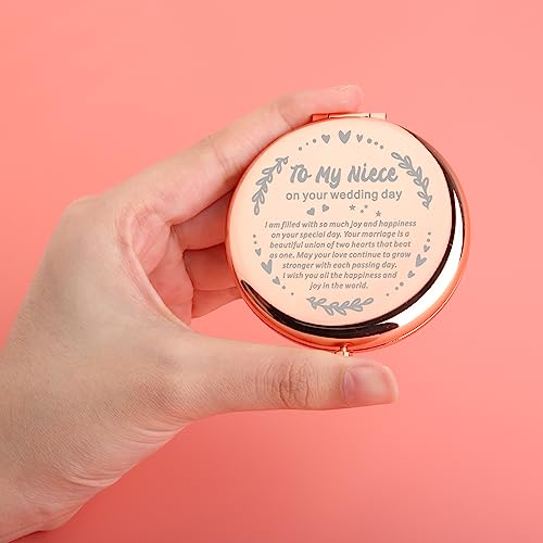 Espejo compacto para maquillaje redondo UJIMS miniatura 6