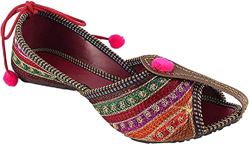 Nayara Fashion Jutti for Ethnic Shoes Soft Mojari Traditional Indian Jooti Leather Sandles Handmade Juti. Model NO-RM-92 Nayara Fashion Jutti for Ethnic Shoes Soft Mojari Traditional Indian Jooti Leather Sandles Handmade Juti. Model NO-RM-92