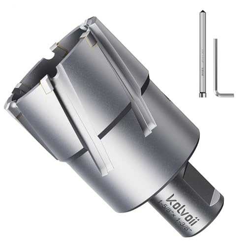 Kolvoii TCT Annular Cutter 1‑5/8" Diameter x 1‑3/8" Depth, Mag Drill Bit