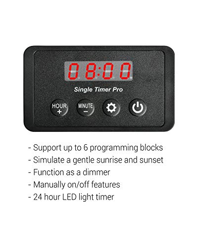 NICREW Single Channel LED Light Timer Pro, LED Digital Dimmer for ClassicLED, ClassicLED Plus, SkyLED, BrightLED and… - Image 6