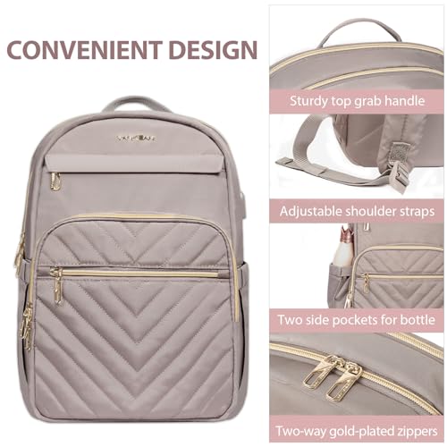 VANKEAN 15.6 Inch Laptop Backpack for Women Work Bag Fashion with USB Port の商品画像 5